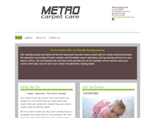 Tablet Screenshot of metrocarpetcarela.com